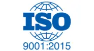ISO 9001 certification awarded to a manufacturing company, ensuring quality standards are met